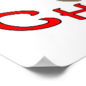 Tischtennissieger Poster (Ecke)