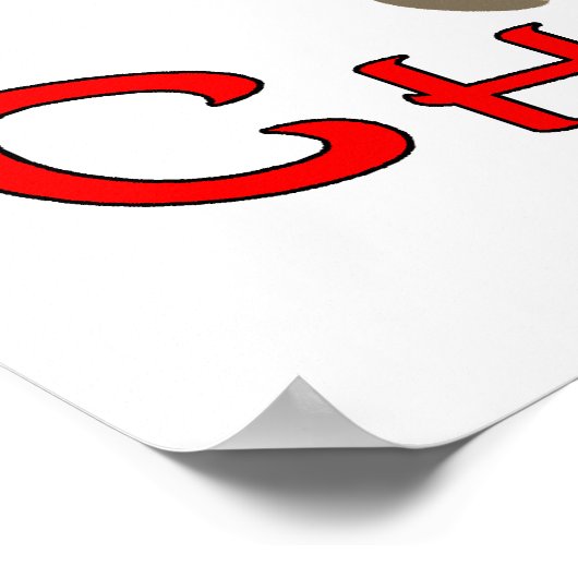 Tischtennissieger Poster (Ecke)