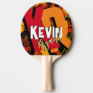 Tischtennisspieler Name cool und modern Tischtennis Schläger