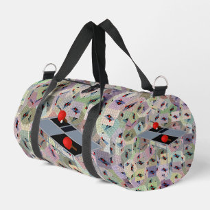 Tischtennistisch mit Schlägern,  Duffle Bag