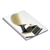 Tischtennistrophäe Notizblock (Rechte Seite)