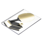 Tischtennistrophäe Notizblock (Linke Seite)