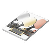 Tischtennistrophäen Notizblock (Rotiert)