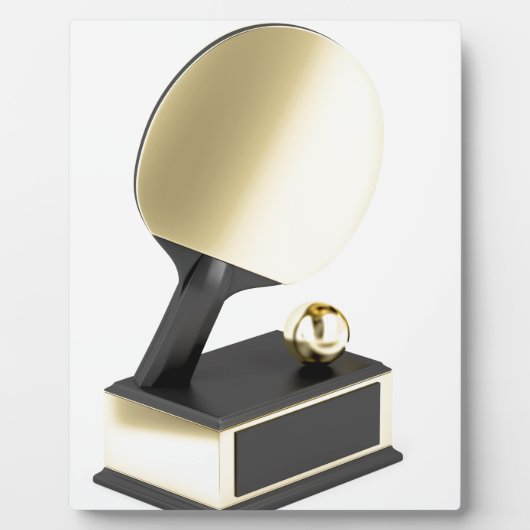 Tischtennistrophie Fotoplatte (Vorderseite)