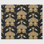 Tischtennisturnier Geschenkpapier (Flach)