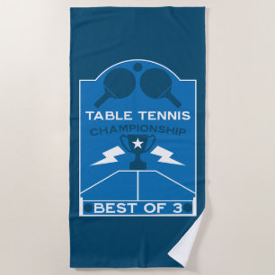 Tischtennisturnier Strandtuch