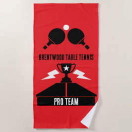 Tischtennisturnier Strandtuch