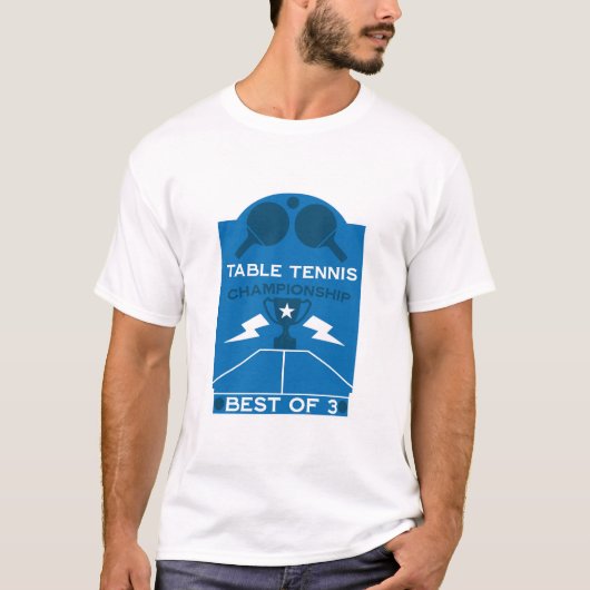 Tischtennisturnier T-Shirt (Vorderseite)