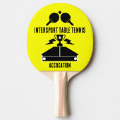 Tischtennisturnier Tischtennis Schläger (Vorderseite)