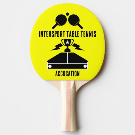 Tischtennisturnier Tischtennis Schläger (Vorderseite)