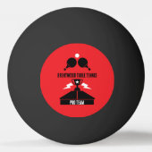 Tischtennisturnier Tischtennisball (Rückseite)