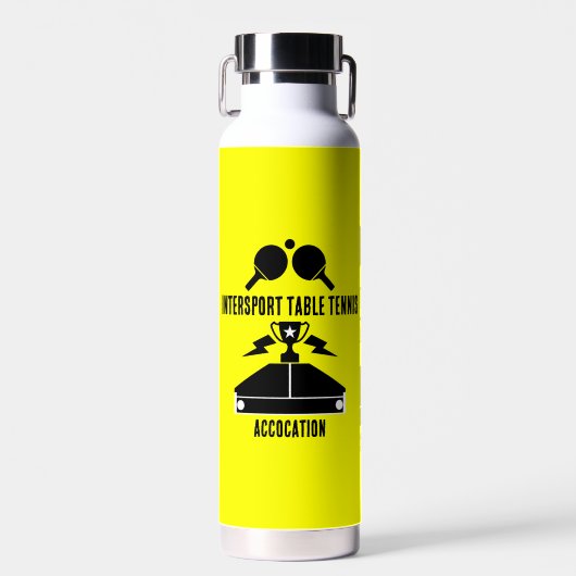 Tischtennisturnier Trinkflasche (Vorne)