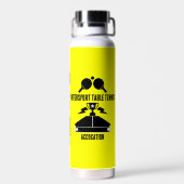 Tischtennisturnier Trinkflasche (Rückseite)