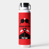 Tischtennisturnier Trinkflasche (Rückseite)