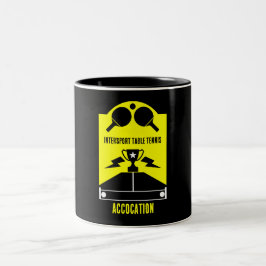 Tischtennisturnier Zweifarbige Tasse