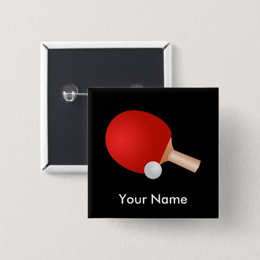 Tischtennisvorlage Button (Vorne & Hinten)