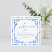 Tischtenniszeichen für blaues Brautparty (Stehend Vorderseite)