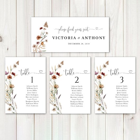 Tischtenniszeichen für winzige Wildblume