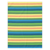 Tischtuch aus farbigen Streifen Tischdecke (Vorderseite)