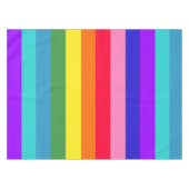 Tischtuch aus Rainbow-Streifen Tischdecke (Vorderseite (Horizontal))
