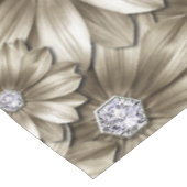 Tischtuch aus schöner Diamant-Blume Tischdecke (Schrägansicht)