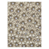 Tischtuch aus schöner Diamant-Blume Tischdecke (Vorderseite)