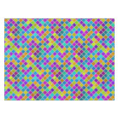 Tischtuch, farbige Quadrate Tischdecke (Vorderseite (Horizontal))