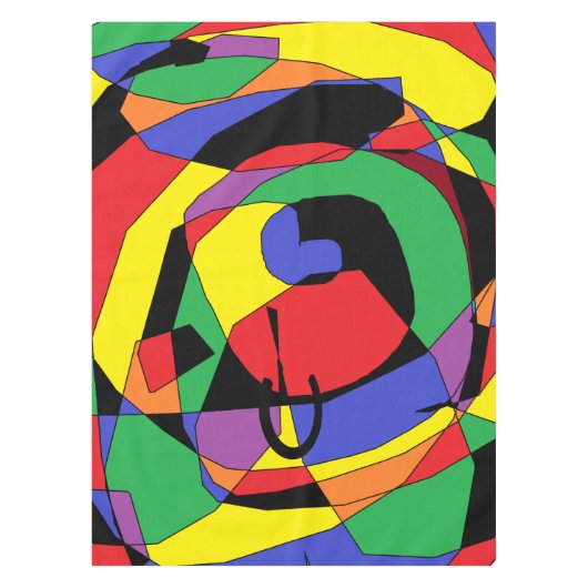 Tischtuch, frisch gefärbt tischdecke (Vorderseite)