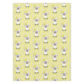 Tischtuch Gelbe weiße Schaftwolken Sun Tischdecke (Vorderseite)