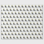 Tischtuch in schwarzem Sneaker Geschenkpapier (Flach)