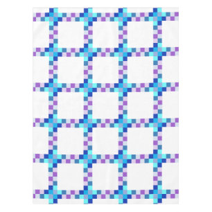 Tischtuch mit bunten Quadraten Tischdecke
