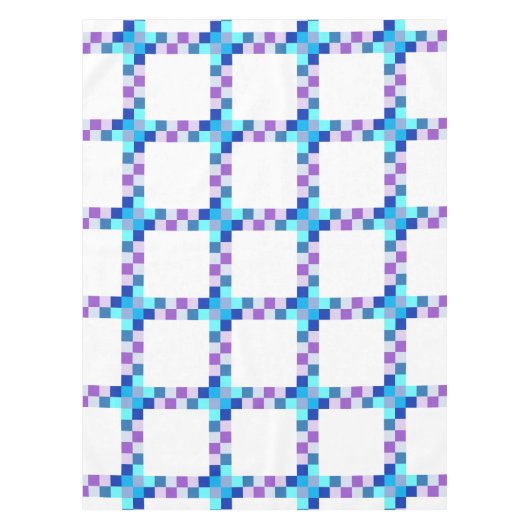 Tischtuch mit bunten Quadraten Tischdecke (Vorderseite)