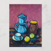 Tischtücher und Äpfel | Alexander Kanoldt Postkarte (Vorderseite)