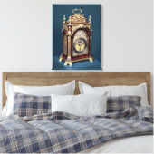 Tischuhr, c.1750 leinwanddruck (Insitu (Schlafzimmer))