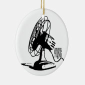 Tischventilator Keramikornament (Rechts)