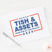 Tish and Assets - Nimm ihn am Geldbeutel Rechteckiger Aufkleber (Umschlag)