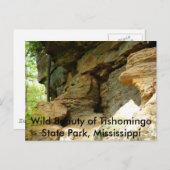 Tishomingo Rock Formation II Postkarte (Vorne/Hinten)