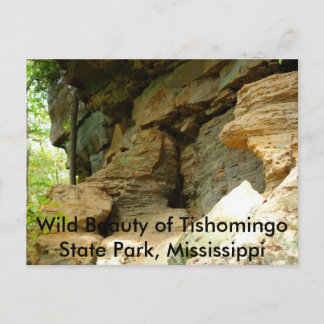 Tishomingo Rock Formation II Postkarte