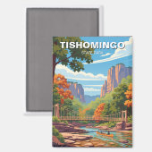 Tishomingo Staat Park Mississippi Travel Magnet (Vorderseite/Rückseite)