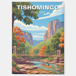 Tishomingo Staat Park Mississippi Travel Magnet