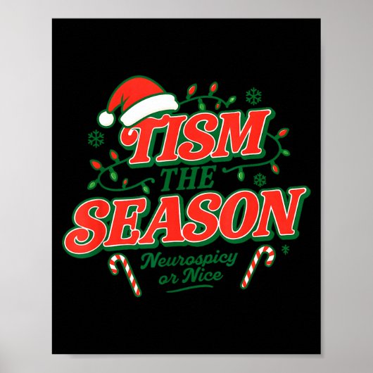 Tism The Season Neuroscy Or Nice Poster (Vorne)
