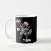 Tism The Season Raccoon Rock Santa Hat Autism Chri Kaffeetasse (Links)