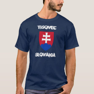 Tisovec, Slowakei mit Wappen T-Shirt
