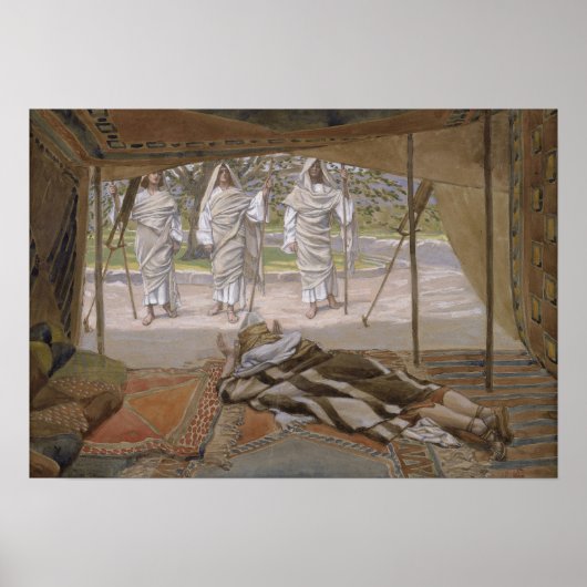 Tissot - Abraham And The Three Angels 1896 Poster (Vorne)