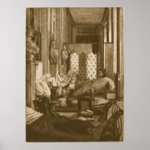 Tissot - Das Foyer der Comédie-Française während… Poster