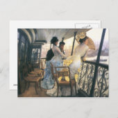 Tissot: Die Galerie des H.M.S. Kalkutta Postkarte (Vorne/Hinten)
