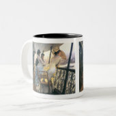 Tissot: Die Galerie des H.M.S. Kalkutta Zweifarbige Tasse (Vorderseite Links)