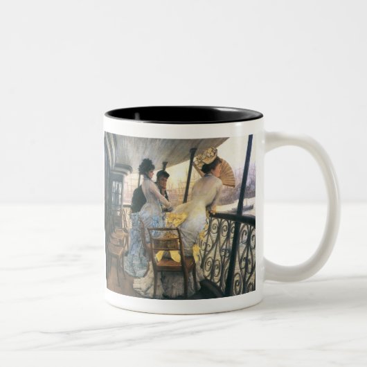 Tissot: Die Galerie des H.M.S. Kalkutta Zweifarbige Tasse (Rechts)