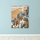 Tissot - Die Predigt auf dem Berg Leinwanddruck (Insitu (Holzboden))