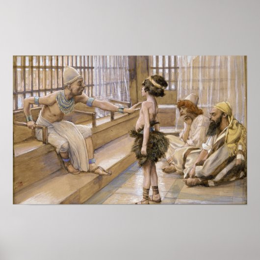 Tissot - Joseph wird in Ägypten verkauft Poster (Vorne)